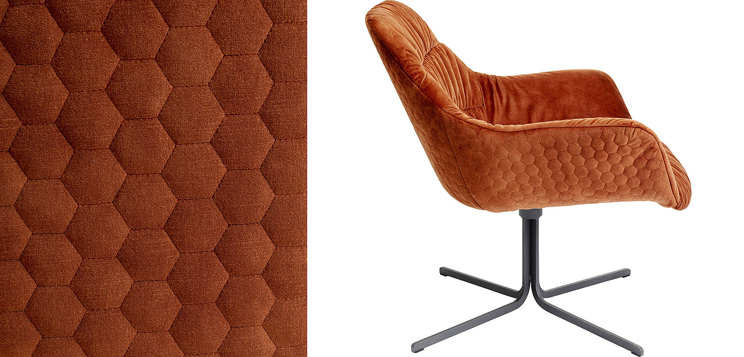 Кресло вращающееся Cinnamon Honeycomb - Loft-Concept в Костроме