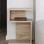 Дизайнерский журнальный стол фигурный с полками Gulip варинант исполнения - 1 | Loft Concept в Костроме