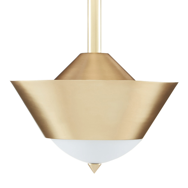Подвесной светильник светодиодный конусообразный Сone Shaped Gold Pendant Золотой Белый Подвесной светильник светодиодный конусообразный Сone Shaped Gold Pendant Золотой Белый в Костроме | Loft Concept
