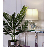 Настольная лампа с кремовым абажуром на граненном основании Crystal Facets варинант исполнения - 1 | Loft Concept в Костроме