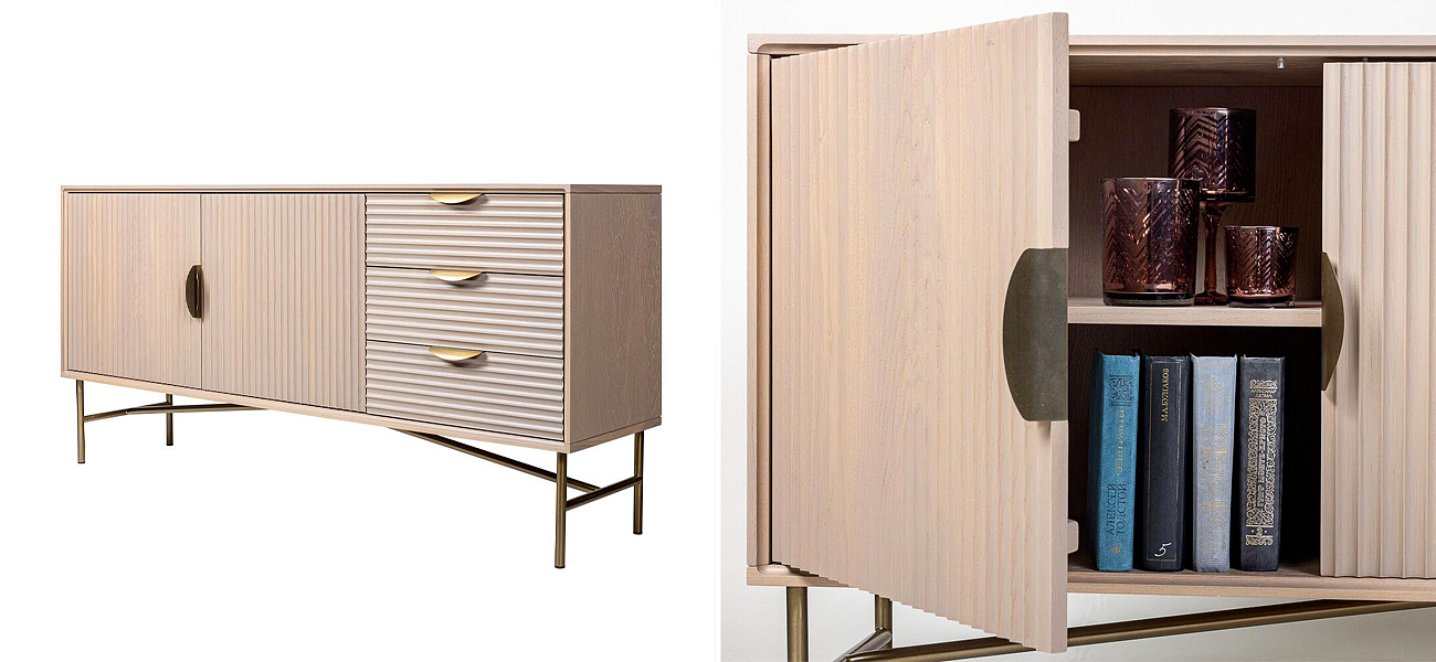 Комод Antique Order Бежевый Шпон Дуба Комод Antique Order Бежевый Шпон Дуба - Loft-Concept в Костроме