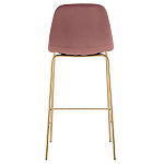 Барный стул на золотистых ножках VENDRAMIN Pink варинант исполнения - 5 | Loft Concept в Костроме