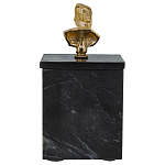 Мраморная шкатулка с бюстом из металла KELLY WEARSTLER варинант исполнения - 4 | Loft Concept в Костроме