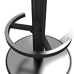 Барный стул вращающийся со спинкой Бежевый Велюр Vendramin Chair варинант исполнения - 5 | Loft Concept в Костроме