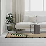 Комплект из 2-х приставных столов серого цвета из дерева ZIGOSH RETRO GREY варинант исполнения - 3 | Loft Concept в Костроме