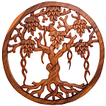 Панно из дерева Wood Panel With Trees варинант исполнения - 1 | Loft Concept в Костроме