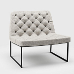 Мебельная ткань Sorbettol Шенилл Сееро-бежевый N 1120 варинант исполнения - 7 | Loft Concept в Костроме