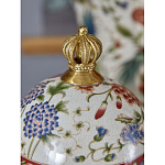 Шкатулка в форме яйца на величественных львах из фарфора с бронзовыми элементами Eden Garden варинант исполнения - 5 | Loft Concept в Костроме