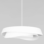 Подвесной светильник круглый белого цвета из металла Vita Cuna варинант исполнения - 1 | Loft Concept в Костроме