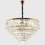 Люстра с прямоугольными хрустальными подвесками Lunet Crystal Rectangulars Chandelier 18 варинант исполнения - 3 | Loft Concept в Костроме
