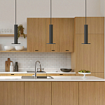 Подвесной светильник светодиодный черный Light Durability варинант исполнения - 1 | Loft Concept в Костроме