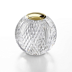 Настольная лампа с прозрачным шарообразным плафоном на цилиндрической подставке Crystal Globule варинант исполнения - 2 | Loft Concept в Костроме