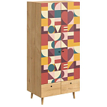 Шкаф с принтом The rebus of love варинант исполнения - 1 | Loft Concept в Костроме