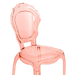 Прозрачный стул розовый LOUIS GHOST CHAIR Pink варинант исполнения - 4 | Loft Concept в Костроме