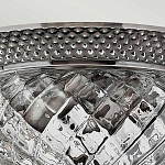 Потолочный светильник с чашеобразным плафоном из толстого волнообразного стекла и широким узорчатым основанием Hinkley варинант исполнения - 8 | Loft Concept в Костроме