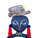 Кукла из одежды и павлопосадских платков Rusalka Blue Jeans варинант исполнения - 2 | Loft Concept в Костроме