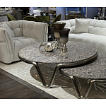 Стол журнальный круглый с узором Table Hypontic Pattern варинант исполнения - 6 | Loft Concept в Костроме