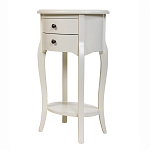 Белая тумба на фигурных ножках Shelby варинант исполнения - 2 | Loft Concept в Костроме