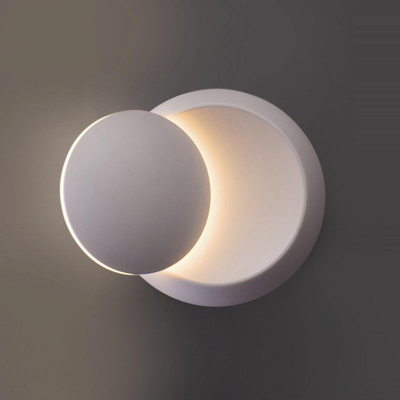 Бра Light Point Luna Wall Lamp White Белый Бра Light Point Luna Wall Lamp White Белый в Костроме | Loft Concept