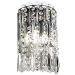 Бра с металлическими и хрустальными подвесками Bonnay Crystal Chrome Wall Lamp варинант исполнения - 1 | Loft Concept в Костроме