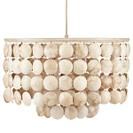 Люстра с каскадом из круглых декоративных элементов Texture Discs варинант исполнения - 3 | Loft Concept в Костроме