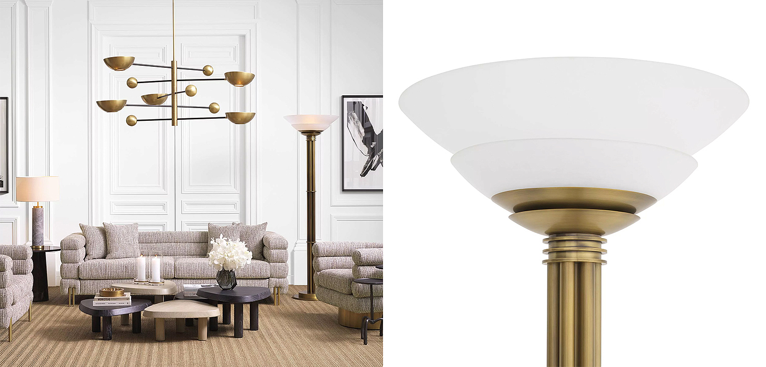 Торшер Eichholtz Floor Lamp Figaro Торшер Eichholtz Floor Lamp Figaro - Loft-Concept в Костроме