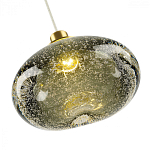 Подвесной светильник с прозрачным стеклянным плафоном округлой формы Effervia  варинант исполнения - 14 | Loft Concept в Костроме