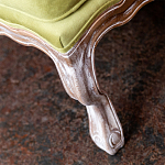 Диван из натурального бука бежевый с изображением птиц и цветов Beige Green Chinoiserie Garden Sofa варинант исполнения - 6 | Loft Concept в Костроме