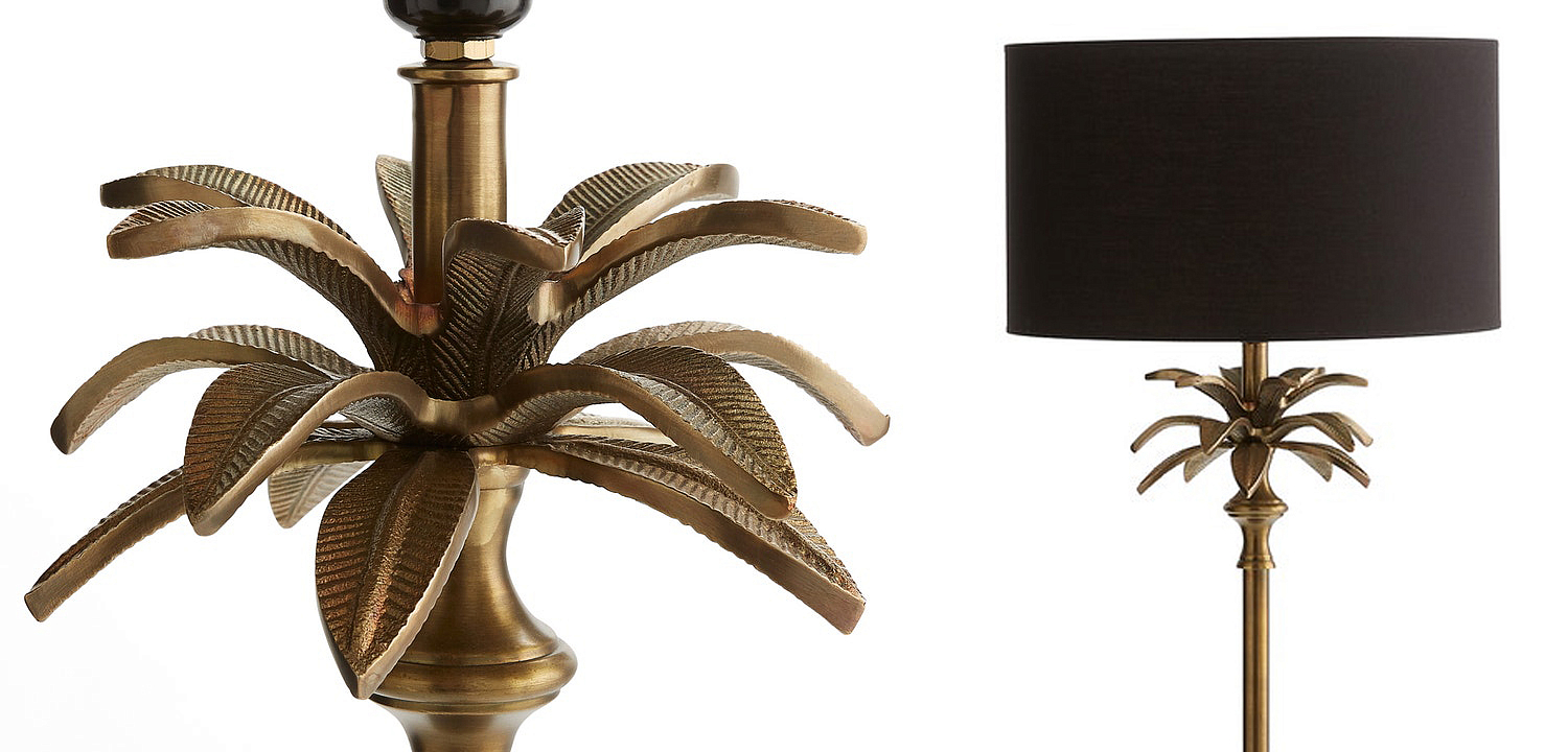 Торшер Palm Black Lampshade Торшер Palm Black Lampshade - Loft-Concept в Костроме