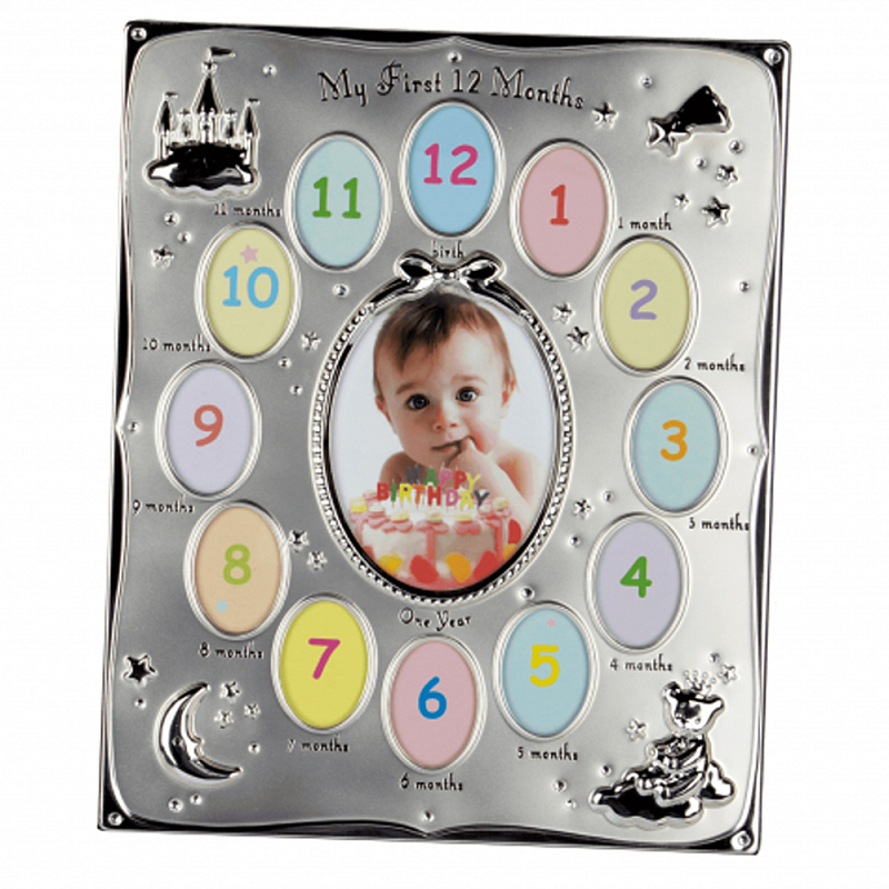 Фоторамка детская Childhood Corner Watch 13 фото Серебристый Фоторамка детская Childhood Corner Watch 13 фото Серебристый в Костроме | Loft Concept