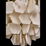 Люстра с фигурными подвесками из натурального камня Glowing Spheres варинант исполнения - 5 | Loft Concept в Костроме