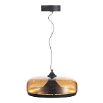 Подвесной светильник с стеклянным плафоном LED 42W 3000K Glass Textured Lampshade варинант исполнения - 4 | Loft Concept в Костроме