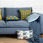 Чехол на подушку с двусторонним принтом и кисточками Ophelia Grove варинант исполнения - 6 | Loft Concept в Костроме