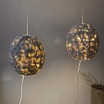 Светильник вязаный из шерсти Wool Oval варинант исполнения - 2 | Loft Concept в Костроме