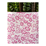 Кашпо из белого фарфора с розовым цветочным орнаментом Eden Garden варинант исполнения - 4 | Loft Concept в Костроме