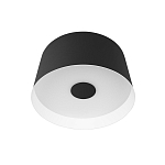 Потолочный светильник с цилиндрическим черным металлическим абажуром 20 Urban Dome варинант исполнения - 1 | Loft Concept в Костроме