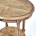Деревянный овальный кофейный стол Margery Provence Coffee Table варинант исполнения - 4 | Loft Concept в Костроме