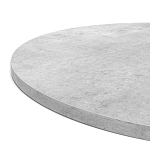 Стол обеденный с круглой светло-серой столешницей Harris Collection варинант исполнения - 5 | Loft Concept в Костроме