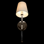 Бра с белым тканевым плафоном в форме конуса и металлическим основанием Nicoleta варинант исполнения - 5 | Loft Concept в Костроме