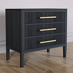 Тумба Primo  с тремя ящиками шпон Черный дуб варинант исполнения - 3 | Loft Concept в Костроме