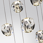 Люстра каскадня с 27-ю прозрачными шарообразными подвесами Bubbles Bocci варинант исполнения - 3 | Loft Concept в Костроме