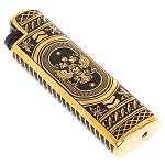 Зажигалка газовая с гравировкой Герба РФ в деревянной коробке Metal Lighters варинант исполнения - 1 | Loft Concept в Костроме