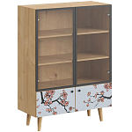 Витрина с изображением на дверцах Elise Cupboard варинант исполнения - 6 | Loft Concept в Костроме