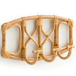 Настенная вешалка из ротанга Willa Wall Hanger S варинант исполнения - 1 | Loft Concept в Костроме