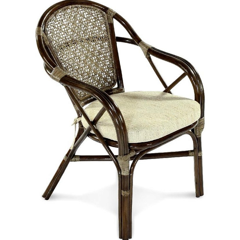 Стул Bamboo classic Коричневый Бежево-серый Стул Bamboo classic Коричневый Бежево-серый в Костроме | Loft Concept