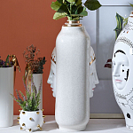 Ваза с золотисто-белыми фрагментами Faces of Imagination варинант исполнения - 9 | Loft Concept в Костроме