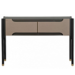 Консоль тёмно-коричневого цвета с 2-мя ящиками Gladstone варинант исполнения - 2 | Loft Concept в Костроме