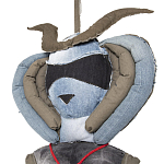 Кукла из джинсовой одежды и армейских палаток Rusalka Jeans&Tents варинант исполнения - 4 | Loft Concept в Костроме