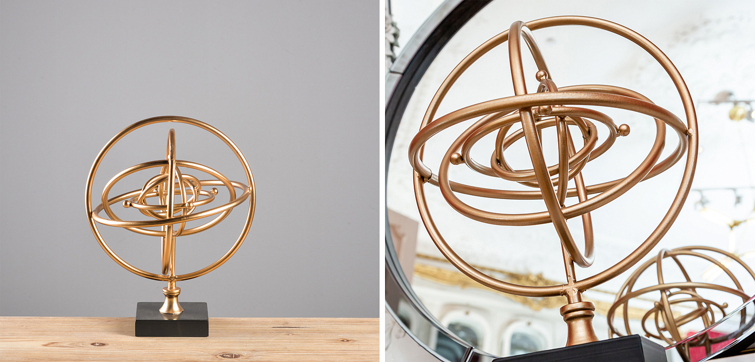 Статуэтка Sphere Sundial gold Статуэтка Sphere Sundial gold - Loft-Concept в Костроме
