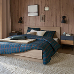 Черное матовое бра с декором под кожу Chestery варинант исполнения - 4 | Loft Concept в Костроме